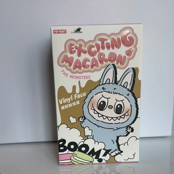 POPMART EXCITING MACARON LABUBU GREEN GRAPE - Picture 2 of 8